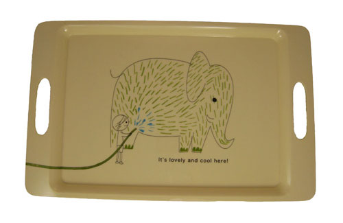 Shinzi Katoh Elephant Serving Tray