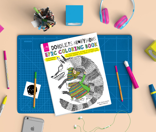 Doodlers Anonymous Epic Coloring Book