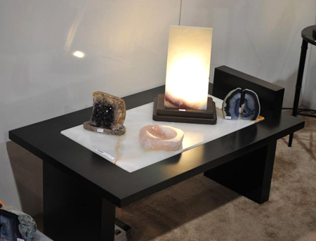 Translucent Onyx Lamps Lights Us Up at the Show