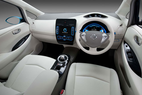 Nissan Leaf interior image