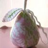 Retro Mama's Salt Water Taffy Plush Pear Holiday Ornament