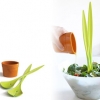 Salad Plant: Salad Tongs from Black + Blum