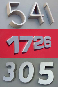 Finally Some Modern House Numbers